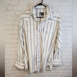Men's Panhandle Slim longsleeve button-down shirt, size Large
